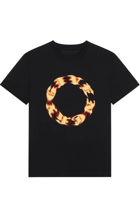 givenchy 4g flame tee|Givenchy Slim Fit T.